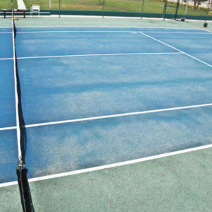 Comment évaluez-vous les besoins spécifiques de rénovation pour les courts de tennis situés à Grasse ?